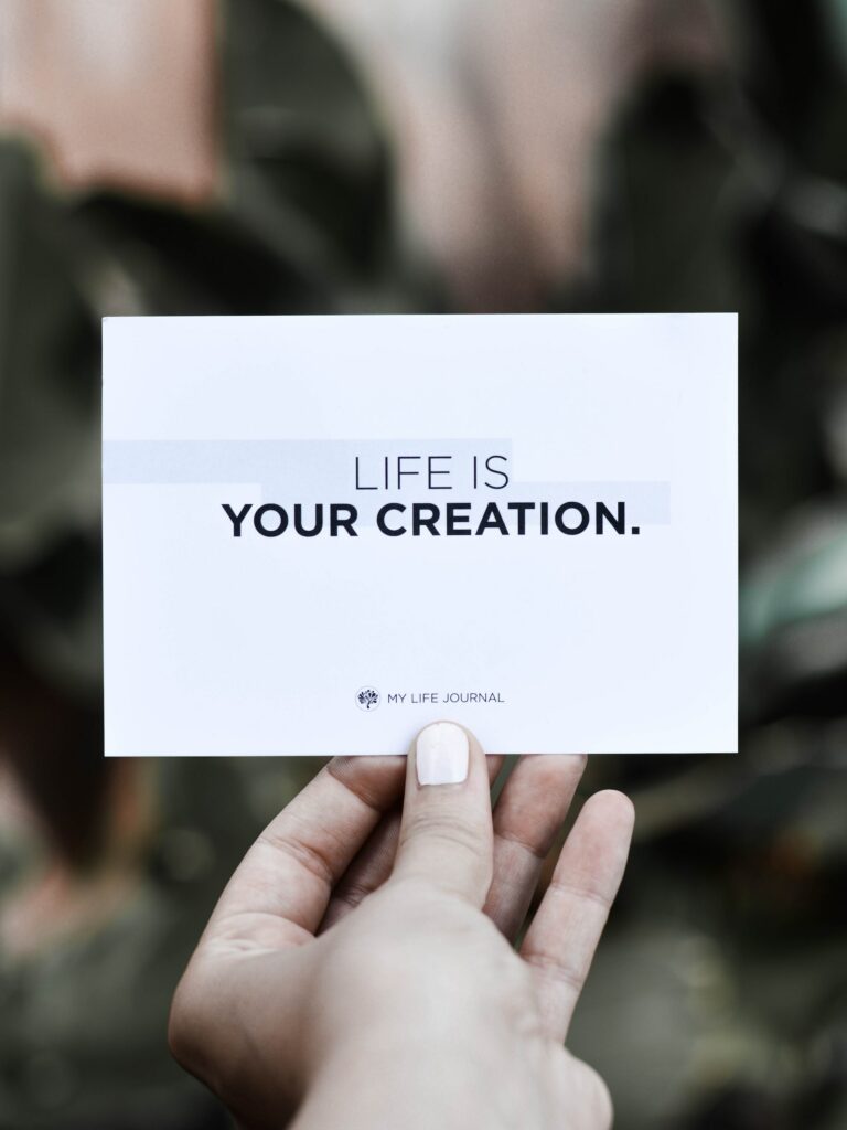 Personal coaching - Life is your creation!